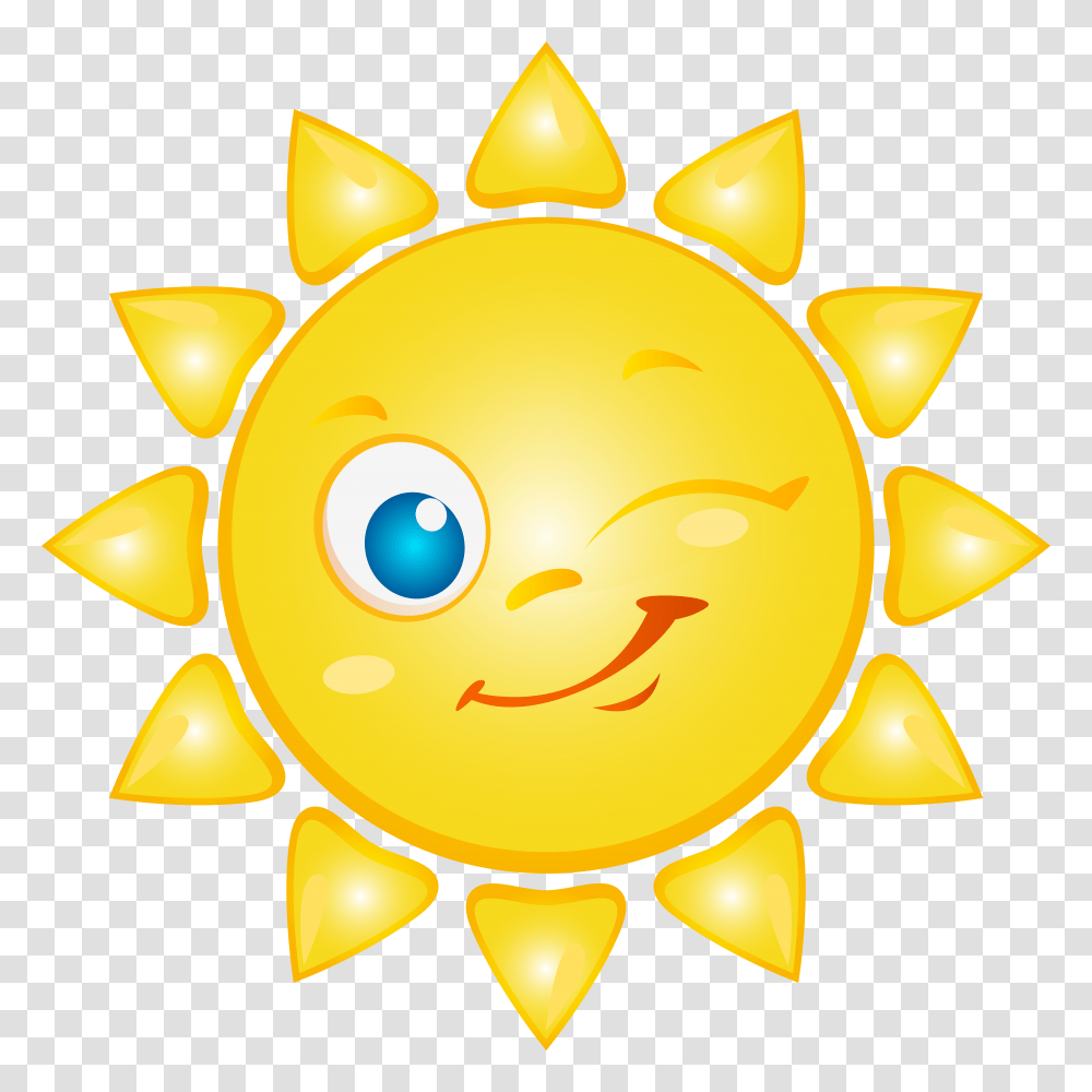 Sun Cartoon Clip Art, Gold, Outdoors, Nature, Gold Medal Transparent Png