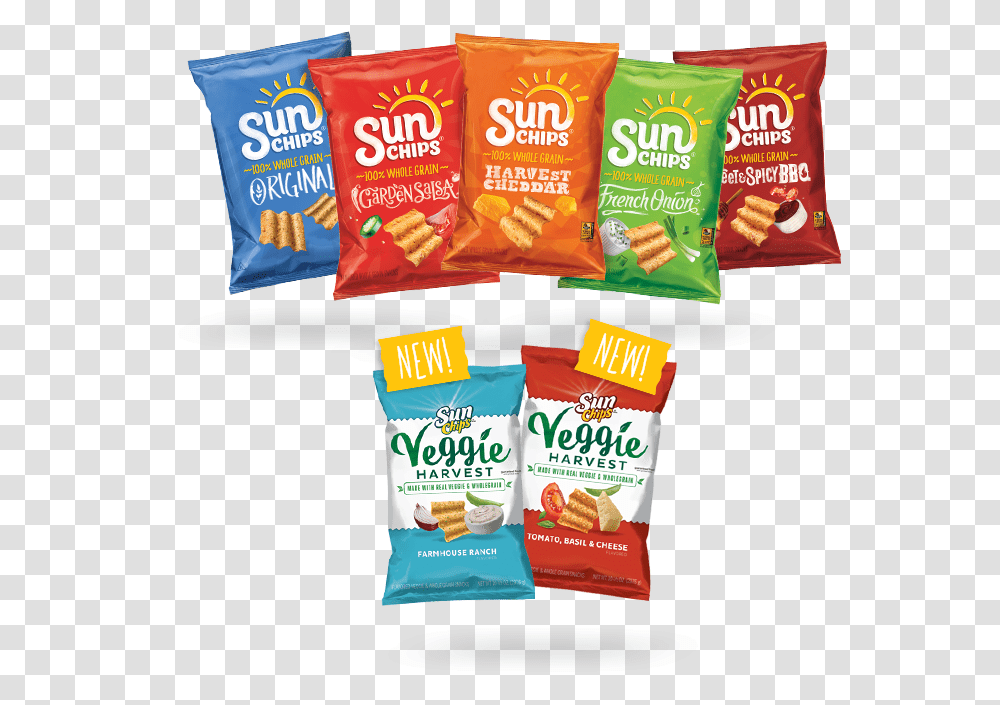 Sun Chips Different Sun Chip Flavors, Food, Snack Transparent Png