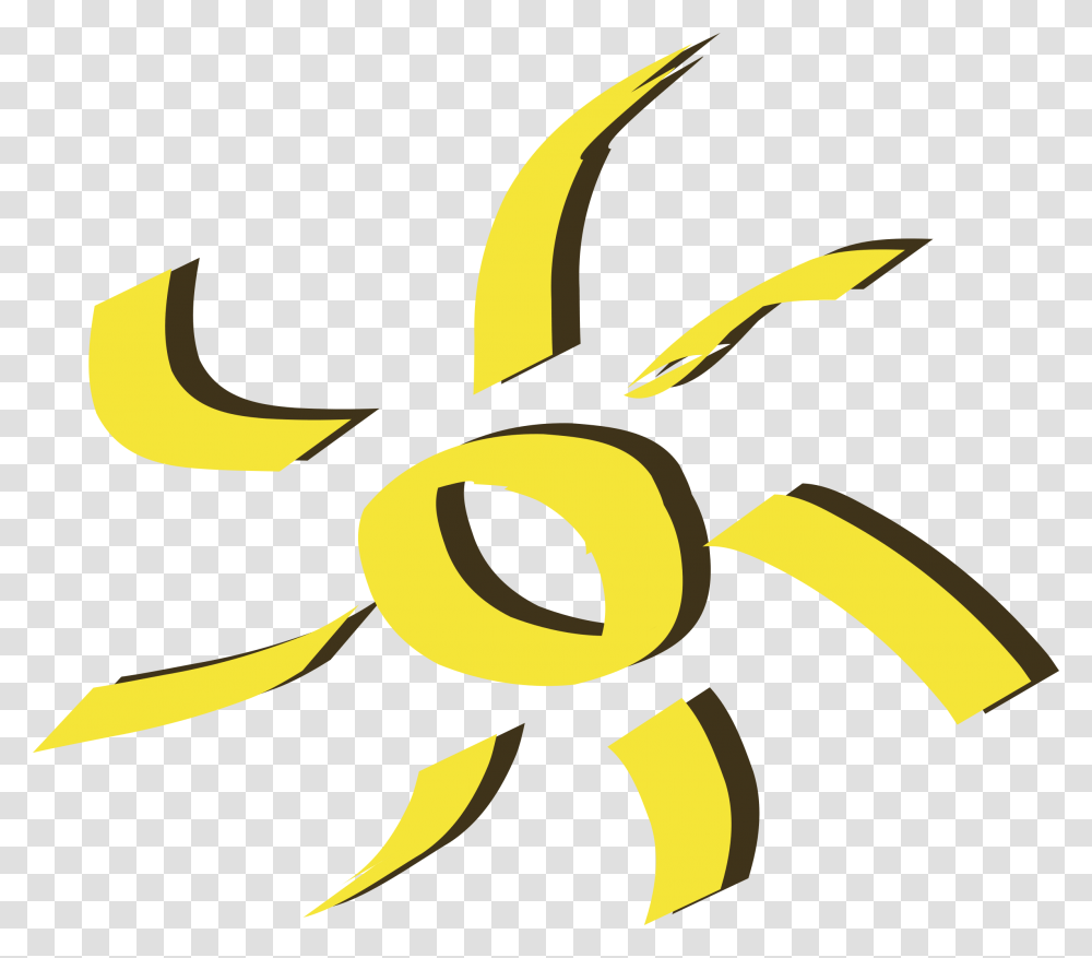 Sun Clip Art, Banana, Fruit, Plant Transparent Png