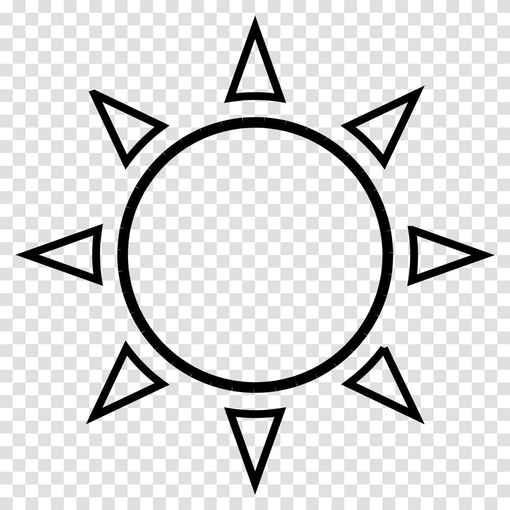 Sun Clipart Black And White, Gray, World Of Warcraft Transparent Png