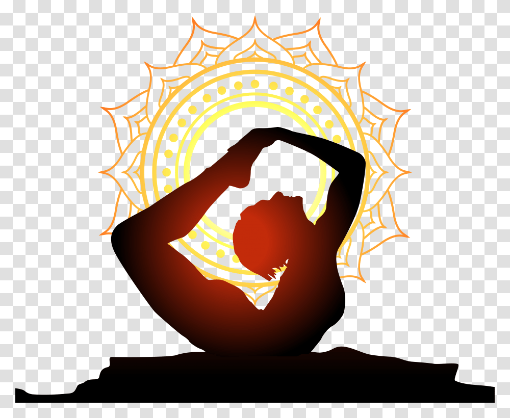 Sun Clipart Yoga Yoga Logo, Worship, Face, Prayer, Kneeling Transparent Png