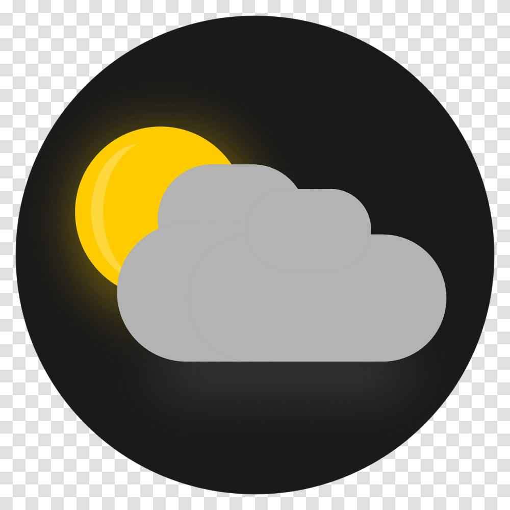 Sun Clouds Icon, Outdoors, Nature, Lighting, Sport Transparent Png