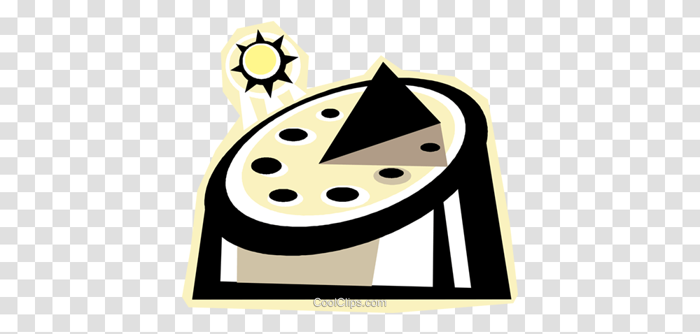 Sun Dial Royalty Free Vector Clip Art Illustration, Label, Meal, Food Transparent Png