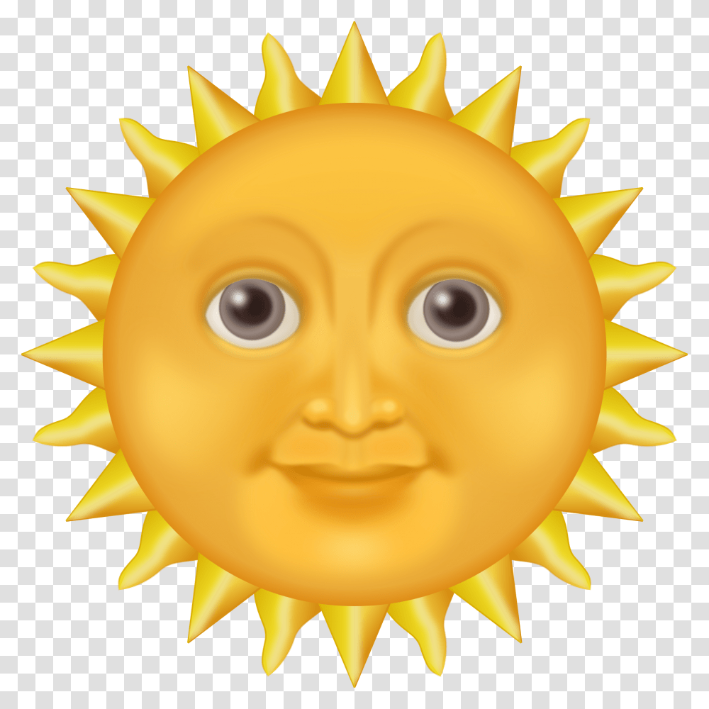 Sun Emoji 8 Image Sun Emoji Iphone, Toy, Nature, Outdoors, Gold Transparent Png