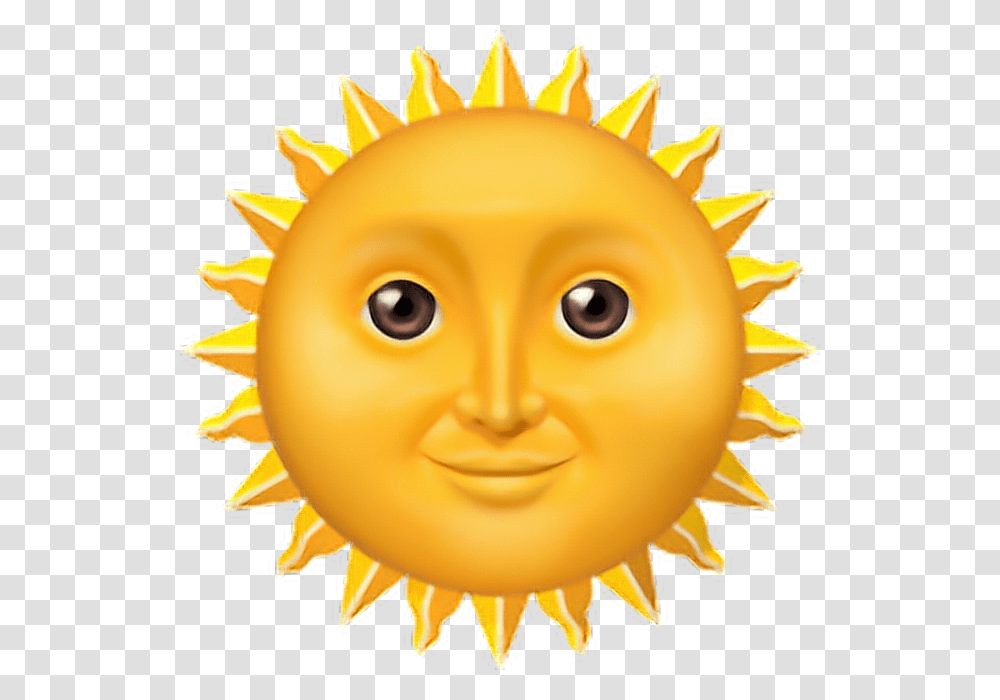 Sun Face Clipart Sun Sonne Emoji Apple, Toy, Outdoors, Nature, Animal Trans...