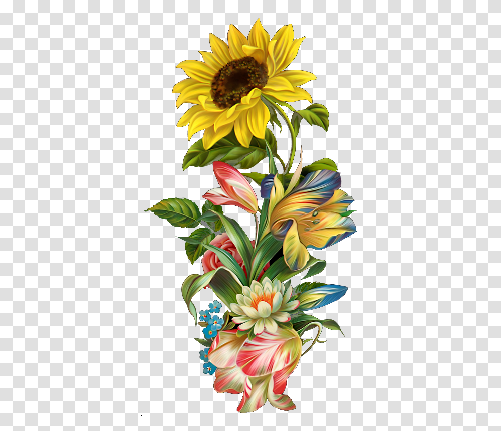 Sun Flower Art, Floral Design, Pattern, Plant Transparent Png