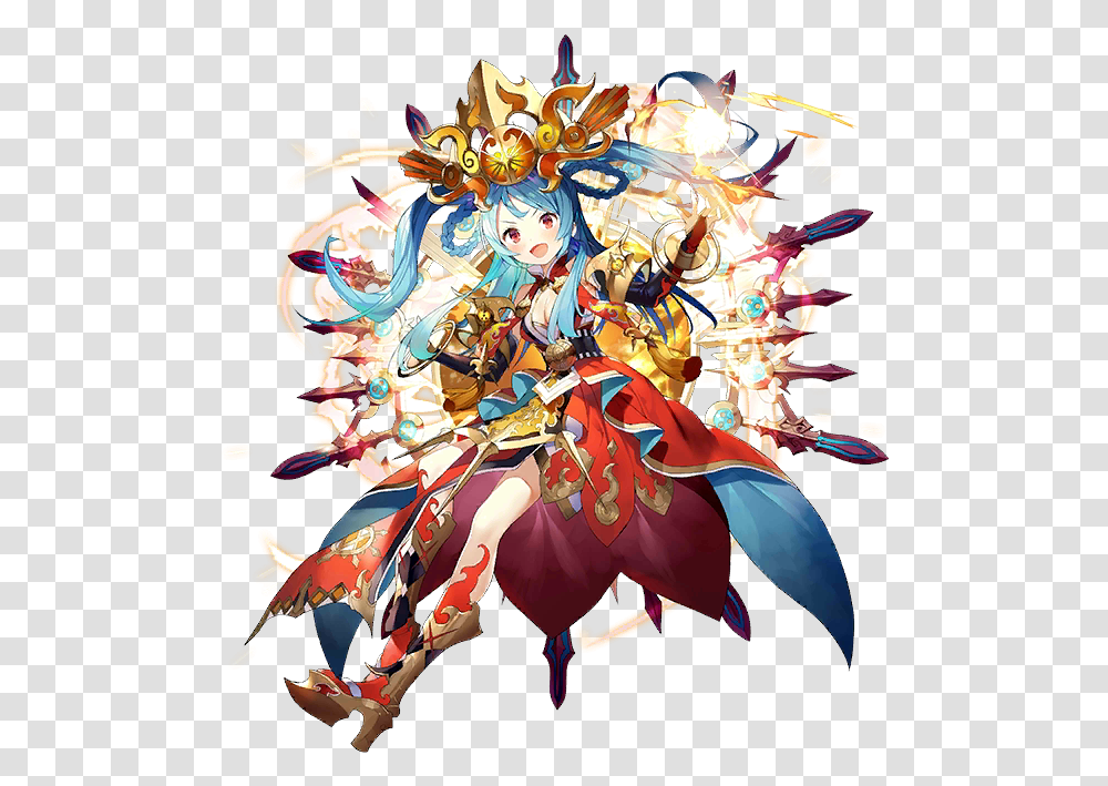 Sun God Amaterasu Valkyrie Connect, Plant, Ornament Transparent Png