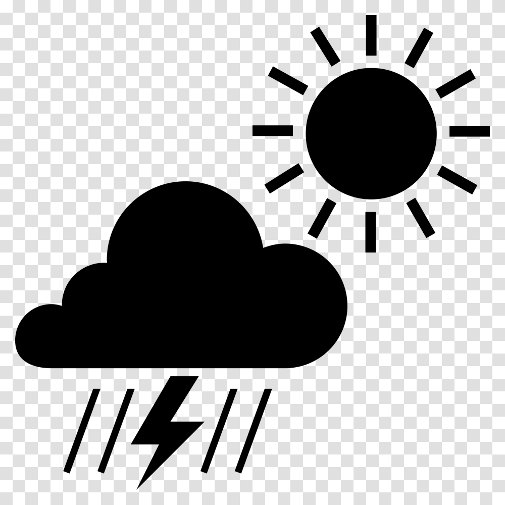 Sun Icon Black And White Weather Icon Black, Gray Transparent Png
