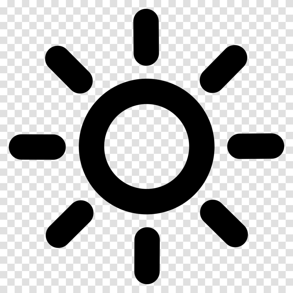 Sun Icon Icon Brightness, Machine, Stencil, Appliance Transparent Png