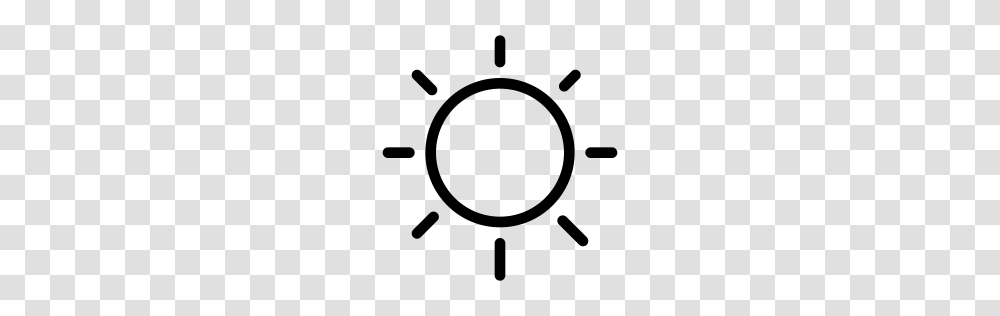 Sun Icon Line Iconset Iconsmind, Gray, World Of Warcraft Transparent Png