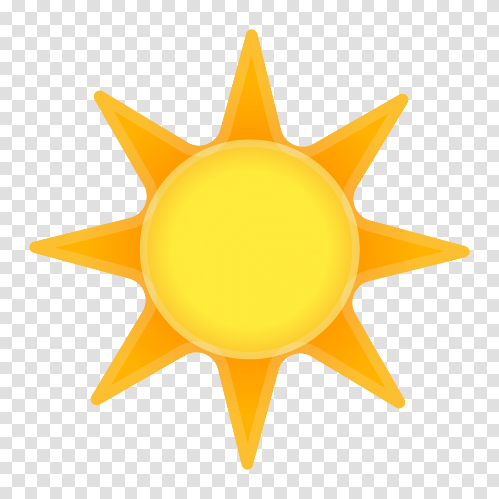 Sun Icon Noto Emoji Travel & Places Iconset Google Zon Emoji, Outdoors, Nature, Sky, Symbol Transparent Png
