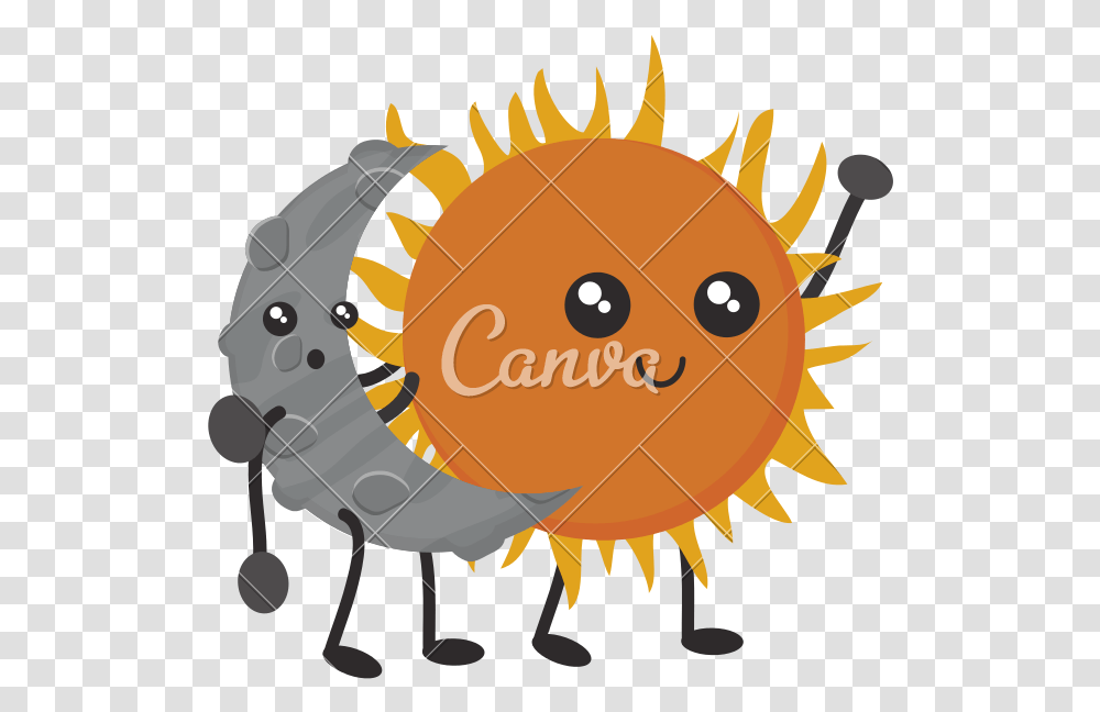 Sun Kawaii Design Icons By Canva Vector Graphics, Outdoors, Nature, Label Transparent Png
