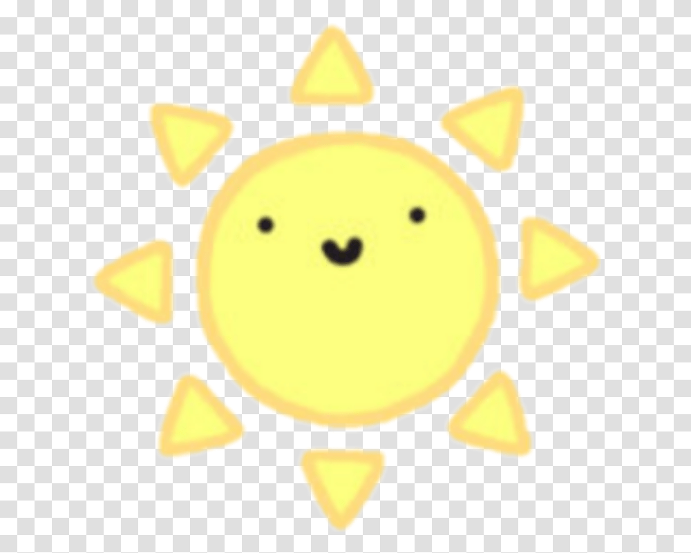 Sun Kawaii Sky Cute Yellow Emot Aesthetic Tumblr Aesthetic Cute Sun Transparent Png