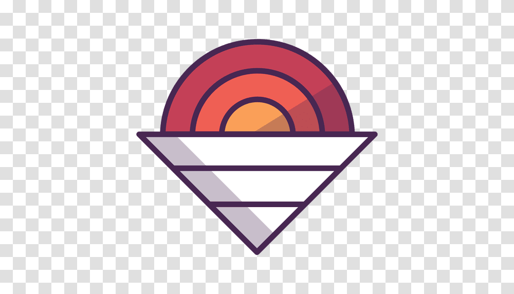 Sun Logo Sunrise, Label, Triangle, Bowl Transparent Png