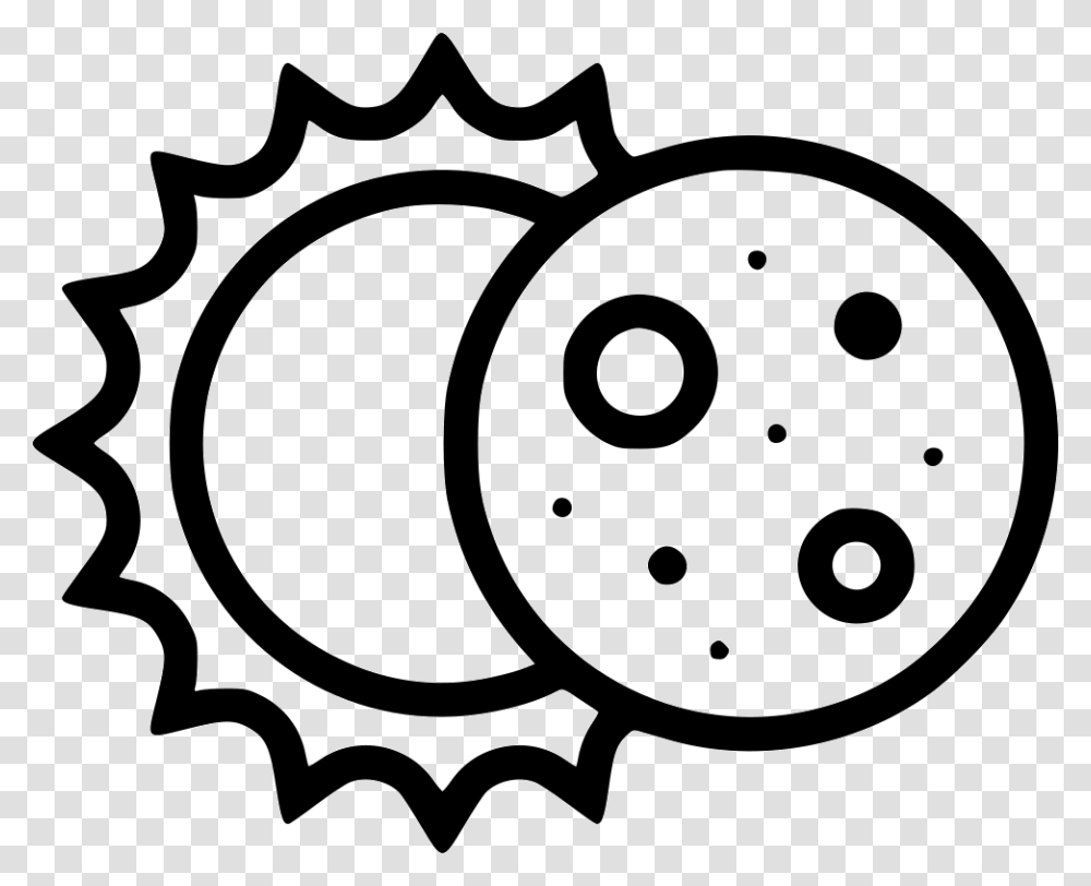 Sun Moon Eclipse Top Rank Icon, Stencil, Plant, Logo Transparent Png