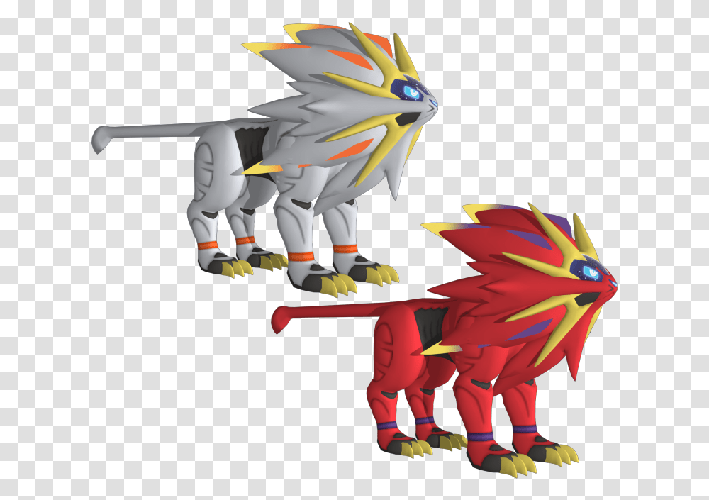 Sun Moon Pokemon Solgaleo 3d Model, Dragon, Toy, Wasp, Bee Transparent Png