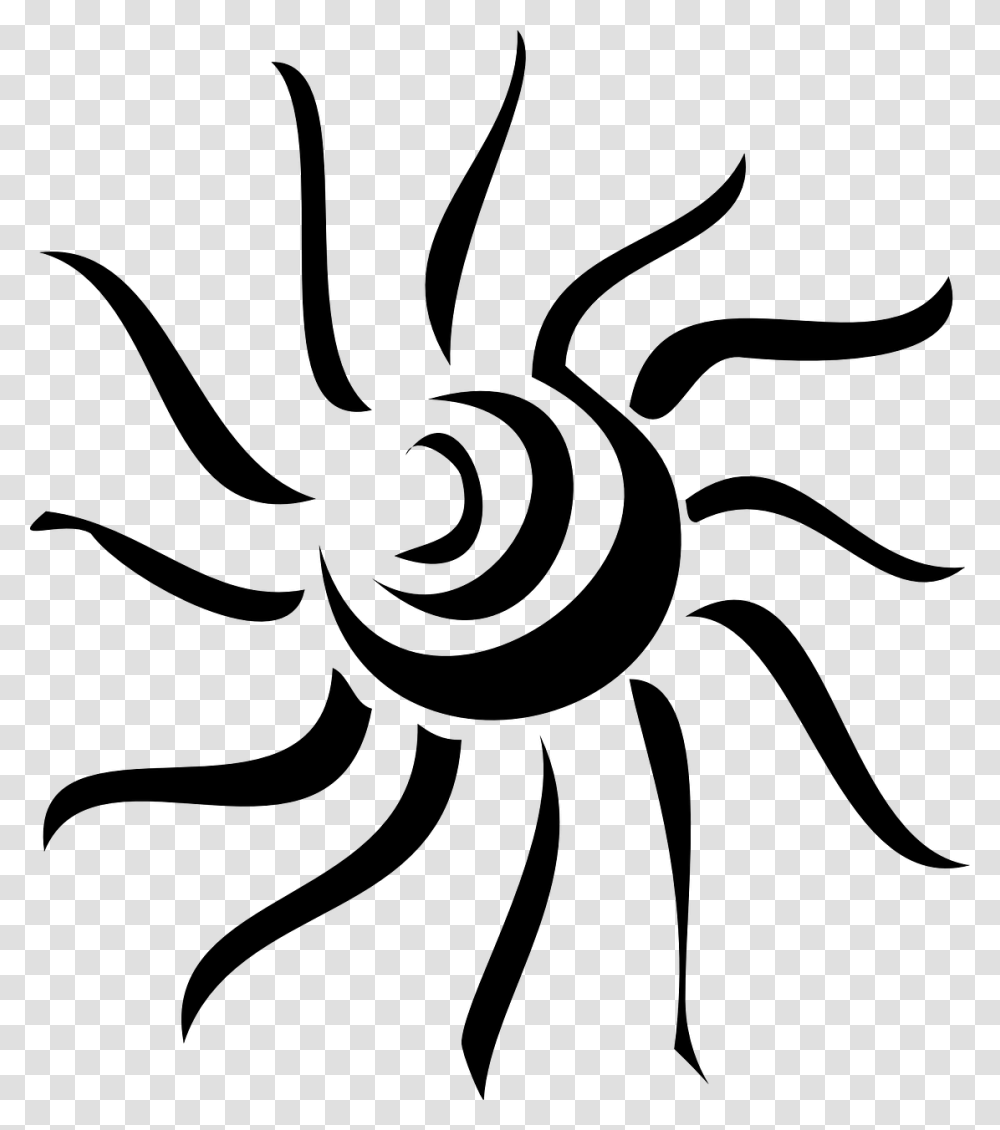 Sun Ray Art Free Picture Sun Tattoo, Gray, World Of Warcraft Transparent Png