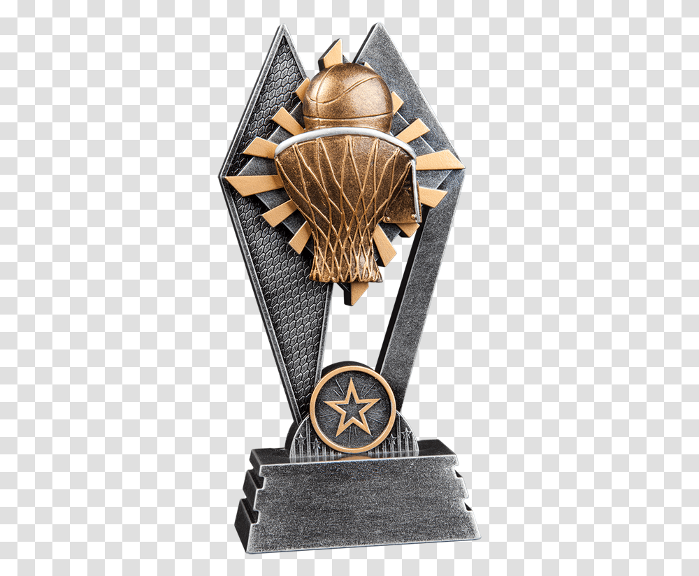 Sun Ray Basketball Trophy Trophy Racing, Gold, Bronze, Accessories, Accessory Transparent Png