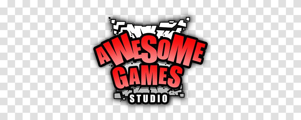 Sun Rays Passing Through The Awesome Games Logo, Text, Poster, Advertisement, Paper Transparent Png