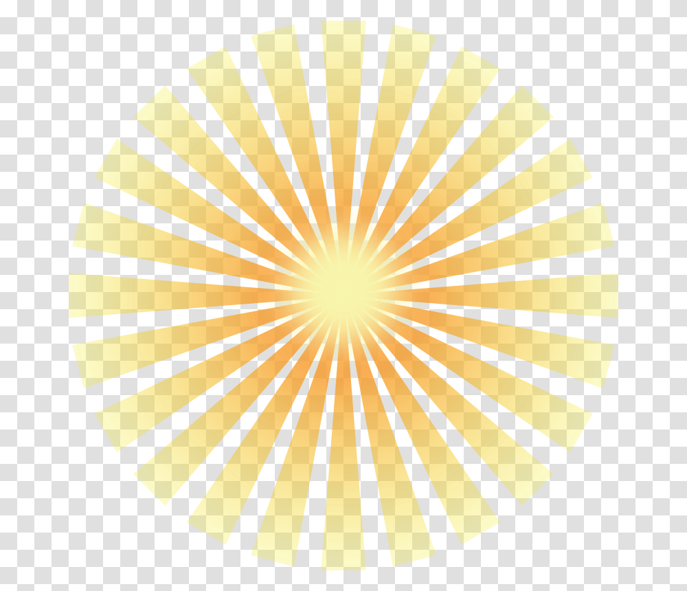 Sun Rays Vector, Logo, Trademark Transparent Png