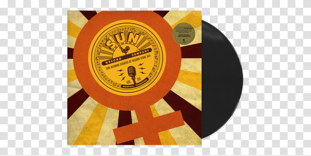 Sun Records Curated By Record Store V 6 Sun Records, Logo, Symbol, Text, Advertisement Transparent Png