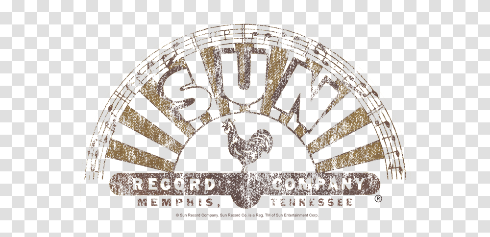 Sun Records Worn Logo Youth T Sun Records, Symbol, Trademark, Emblem, Clock Tower Transparent Png