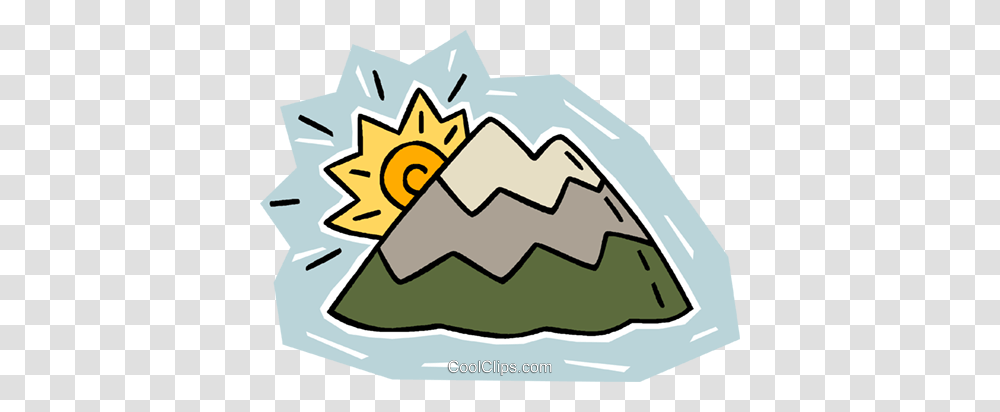 Sun Rising Over A Mountain Royalty Free Vector Clip Art, Outdoors, Nature, Car Transparent Png