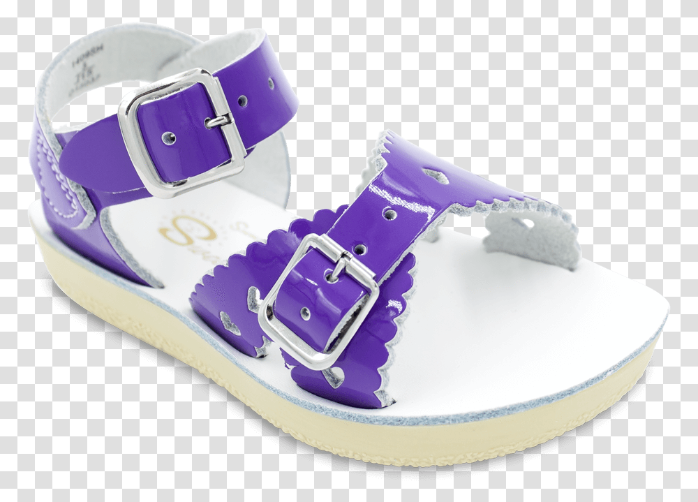 Sun San Sweetheart Shiny Purple Sandal, Apparel, Footwear, Shoe Transparent Png