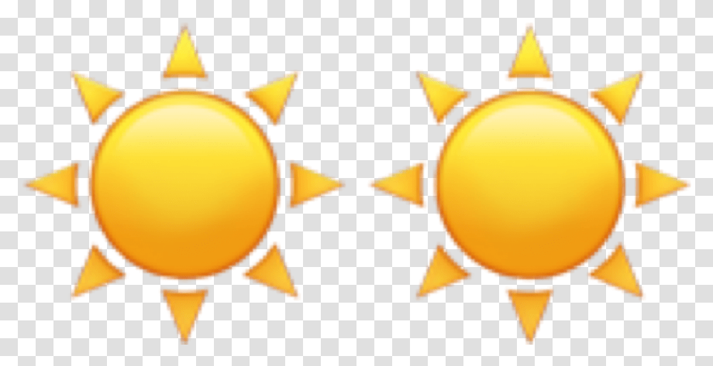 Sun Sol Emoji Iphone Emojiiphone Iphone Sun Emoji, Lamp, Outdoors, Nature, Sky Transparent Png
