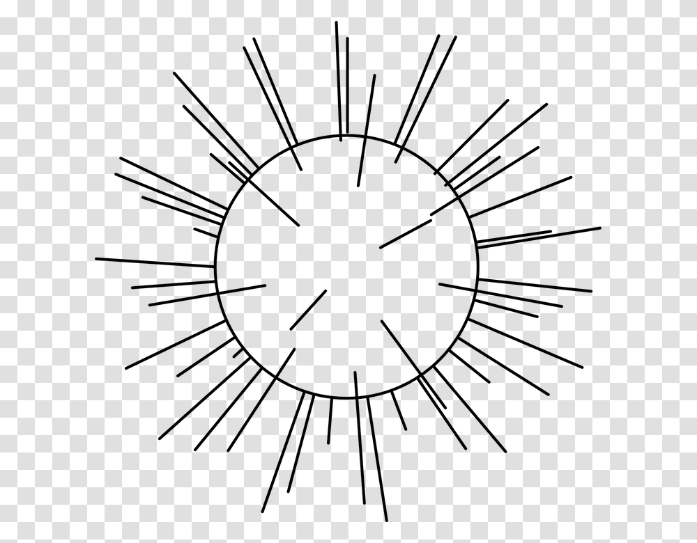 Sun Star Explosion Cell Virus Sun Mandala Coloring Pages, Gray, World Of Warcraft Transparent Png