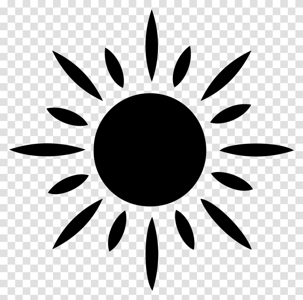 Sun Sun Icon Free, Stencil, White, Texture, Silhouette Transparent Png