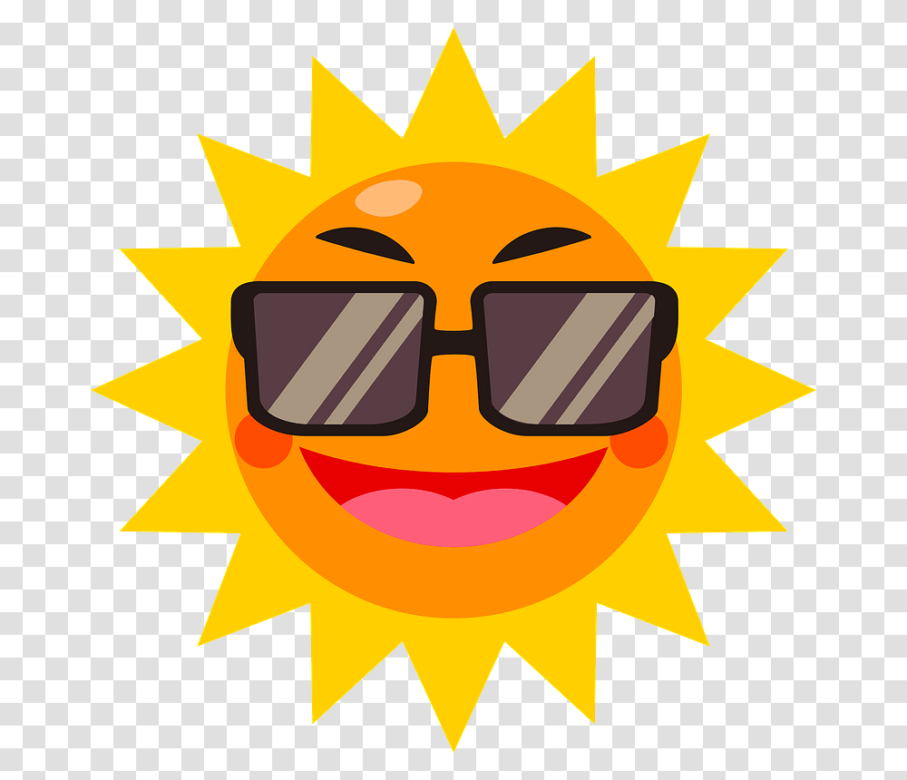 Sun Sunglasses Clipart Illustration, Nature, Outdoors, Sky, Mountain Transparent Png