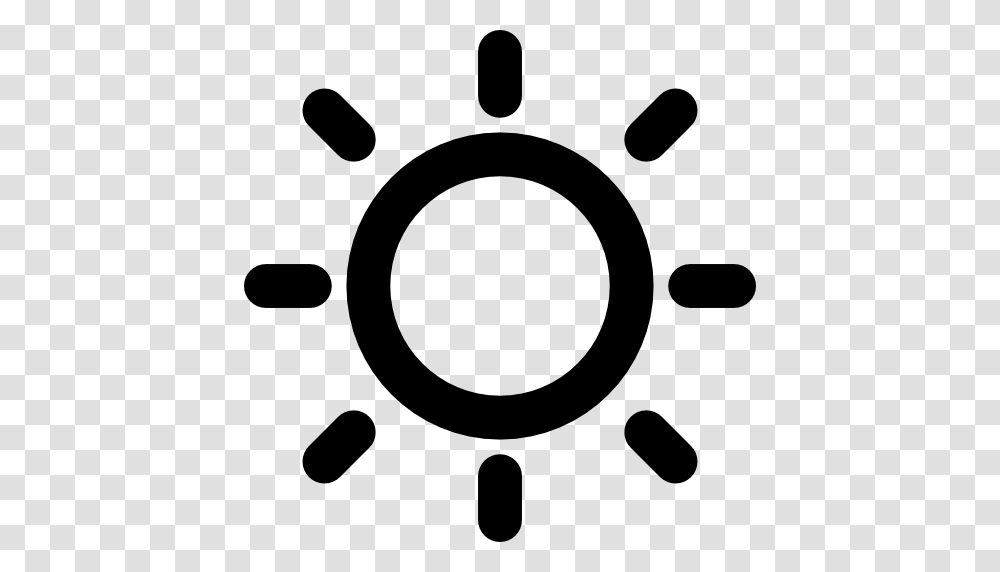 Sun Sunny Day Weather Symbol, Stencil, Machine, Appliance, Silhouette Transparent Png