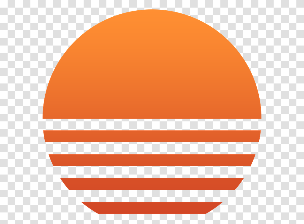 Sun Sunset Red Orange Sunrise Summer Beach Sunset Sunset Clipart, Logo, Trademark, Sphere Transparent Png