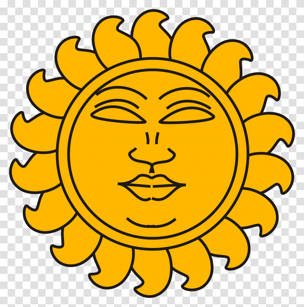 Sun Symbol Clip Arts Sol Con Ojos Y Boca, Buddha, Worship, Outdoors, Pattern Transparent Png