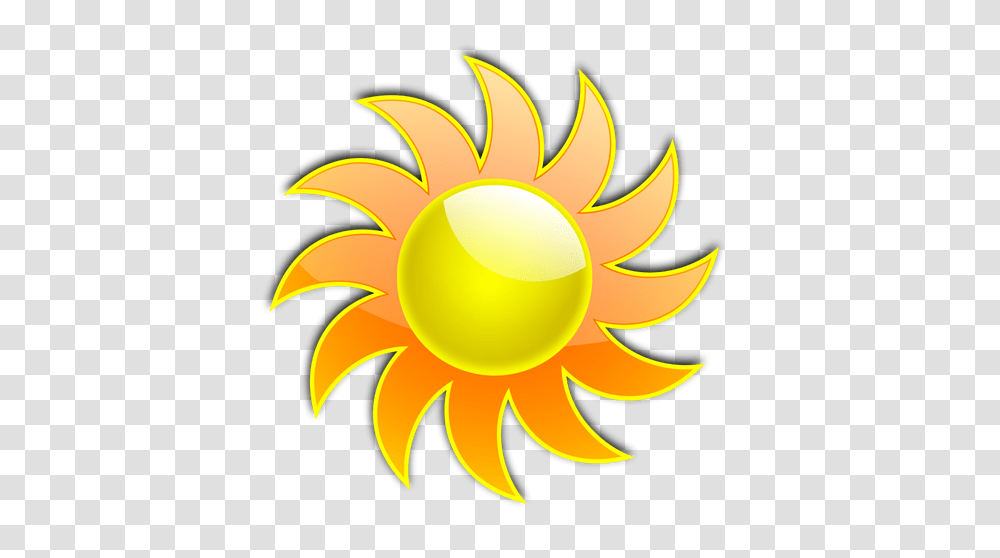 Sun Vector Illustration, Outdoors, Nature, Sky, Flare Transparent Png