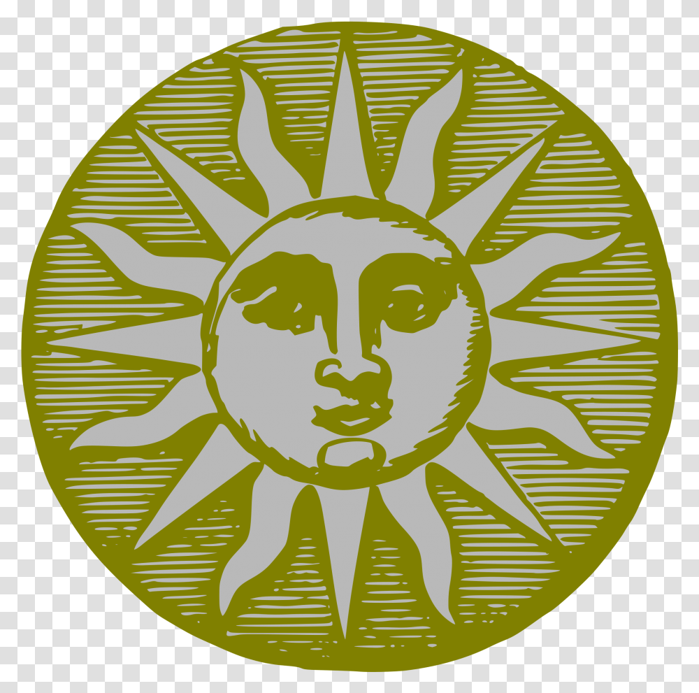 Sun Vintage Clip Arts Sun Icon Vintage, Plant, Logo, Badge Transparent Png