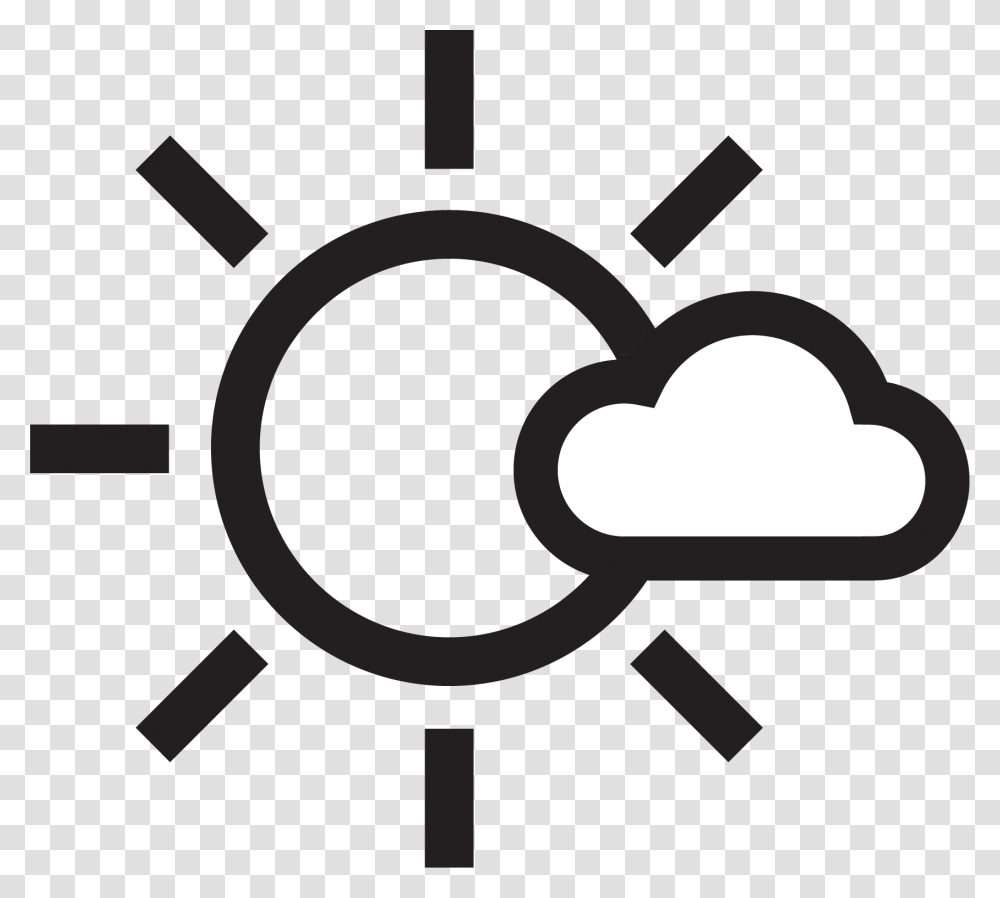 Sun Weather Symbol, Logo, Trademark, Stencil, Emblem Transparent Png