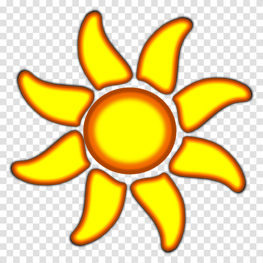 Sun With 8 Rays, Peel, Nature, Outdoors Transparent Png