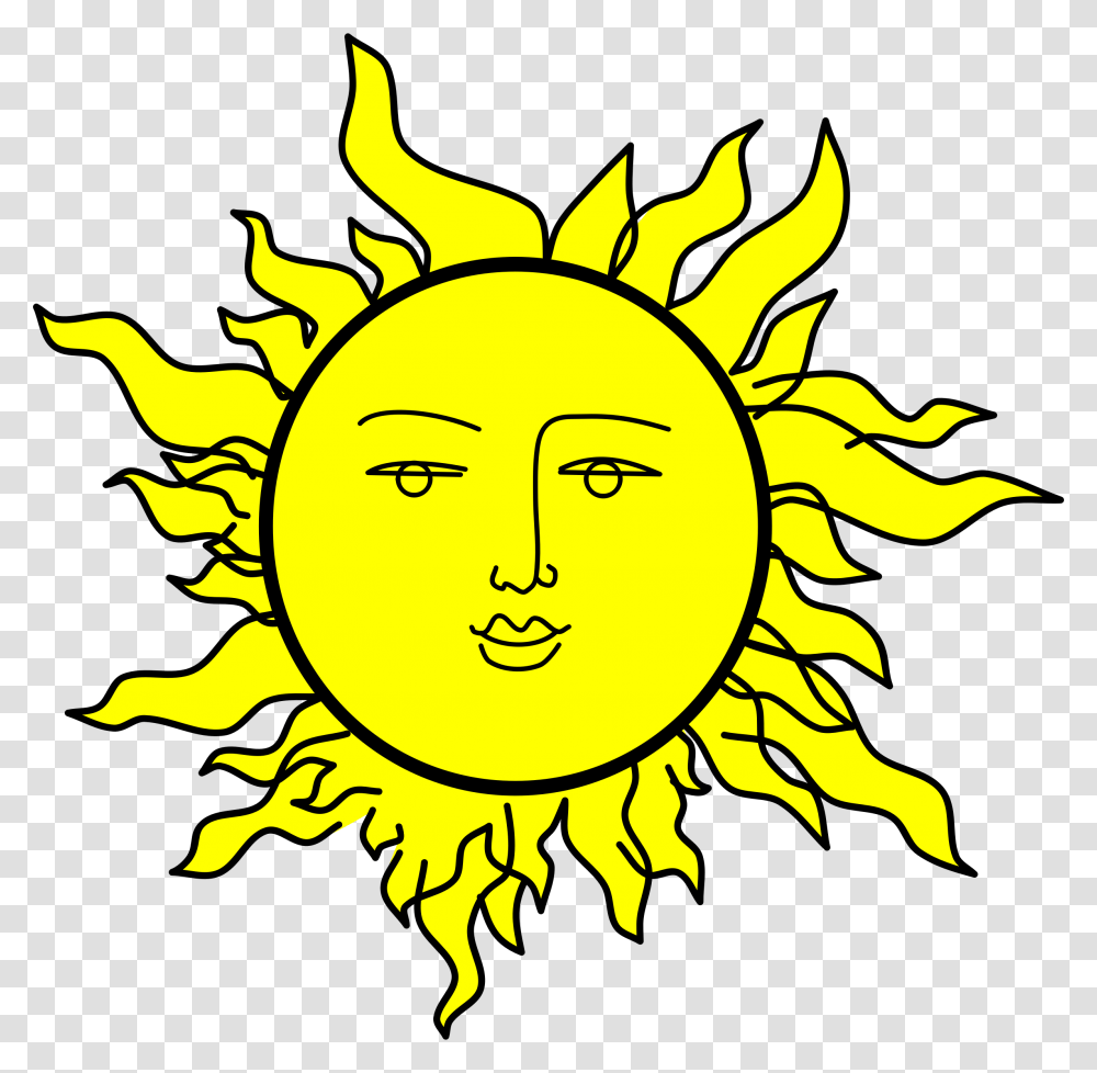 Sun With A Face Sun With Face Clipart, Bonfire, Flame, Sky, Outdoors Transparent Png