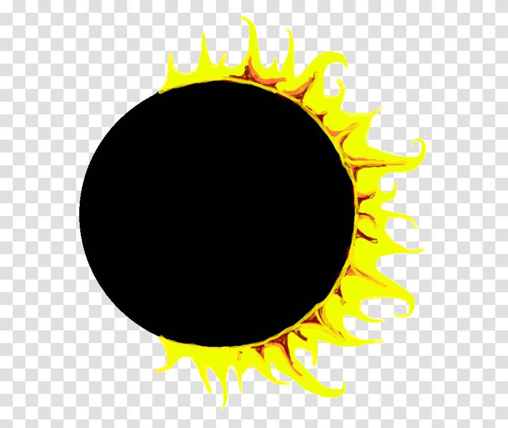 Sun With Eclipse Glasses Clipart Graphic Library Solar Eclipse Clipart, Outdoors, Nature, Plant Transparent Png