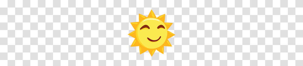 Sun With Face Emoji On Messenger, Outdoors, Nature, Poster, Advertisement Transparent Png