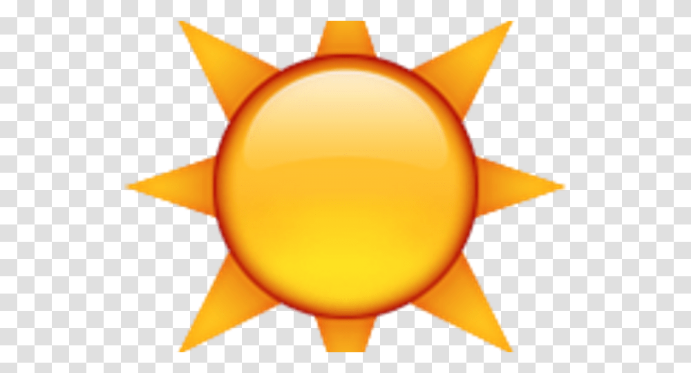 Sun With Rays Clipart Sun Emoji, Outdoors, Nature, Sky, Balloon Transparent Png
