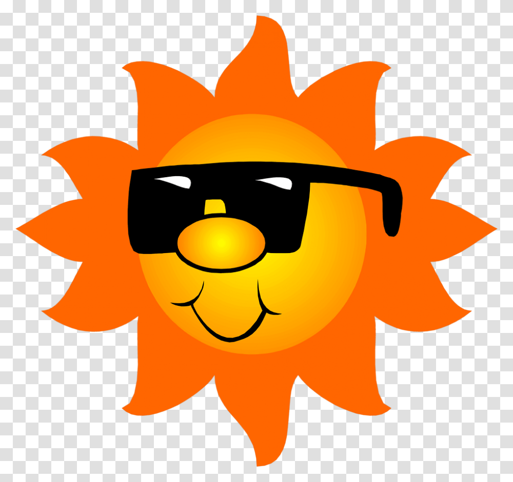 Sun With Sunglasses, Nature, Outdoors, Mountain, Fire Transparent Png