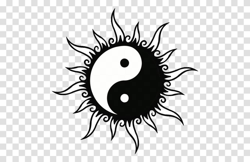 Sun Yin And Yang, Face Transparent Png