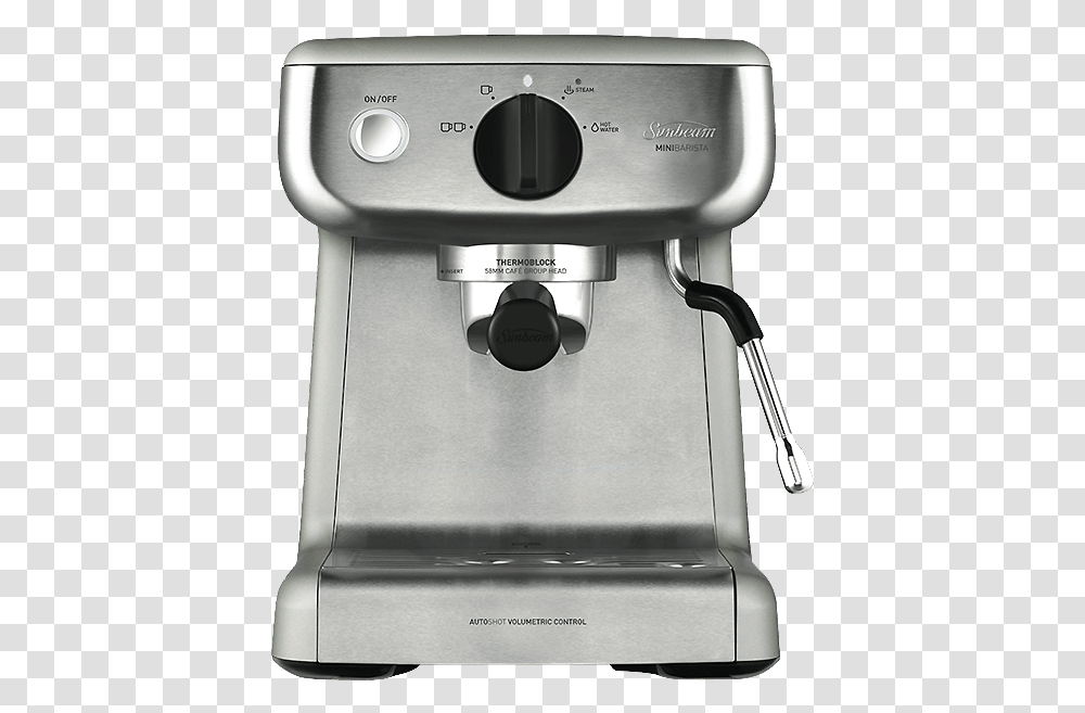 Sunbeam Mini Barista, Appliance, Coffee Cup, Mixer, Beverage Transparent Png