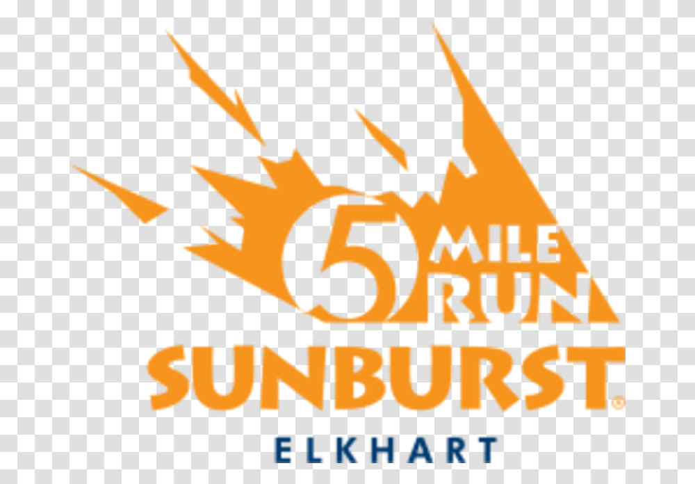 Sunburst 5 Elkhart In Logo Bdtefh Sunburst Races, Label, Fire, Alphabet Transparent Png