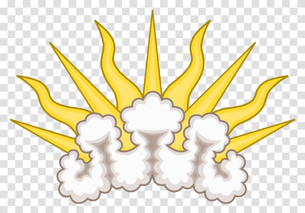 Sunburst Heraldry, Fire, Flame, Halloween Transparent Png