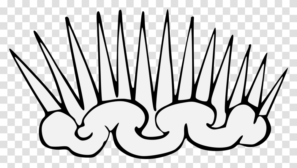 Sunburst Traceable Heraldic Art Line Art, Scissors, Blade, Weapon, Weaponry Transparent Png