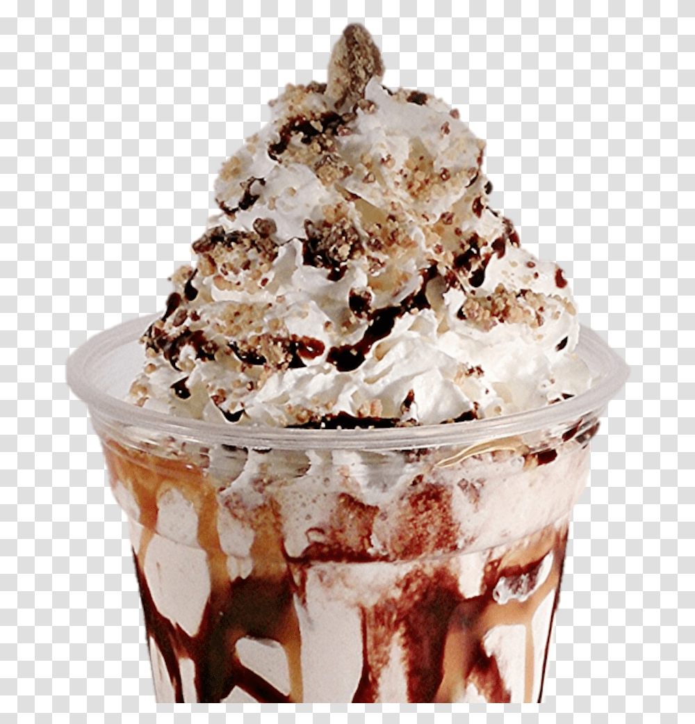 Sundae, Cream, Dessert, Food, Creme Transparent Png